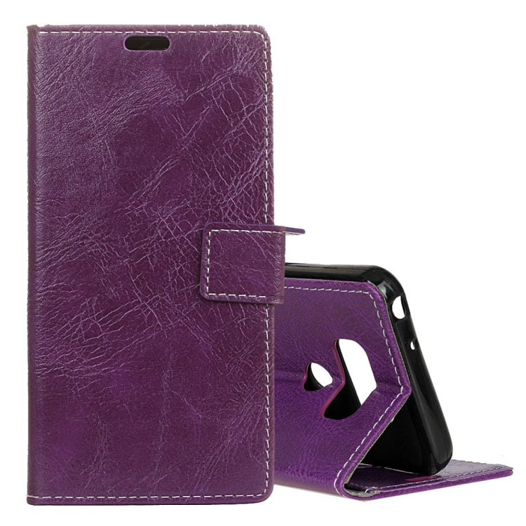 Retro Crazy Horse Texture Horizontal Flip Leather Case for LG V40 ThinQ, with Holder & Card Slots & Wallet & Photo Frame