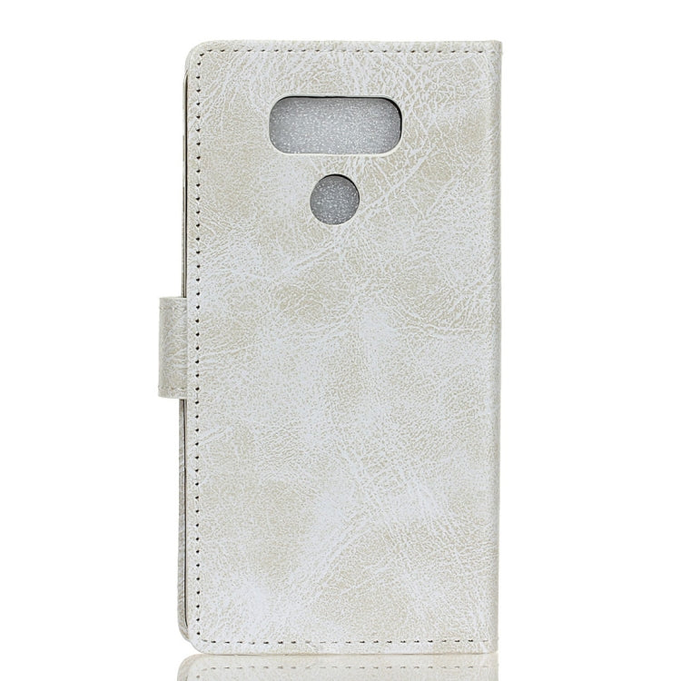 Retro Crazy Horse Texture Horizontal Flip Leather Case for LG V40 ThinQ, with Holder & Card Slots & Wallet & Photo Frame