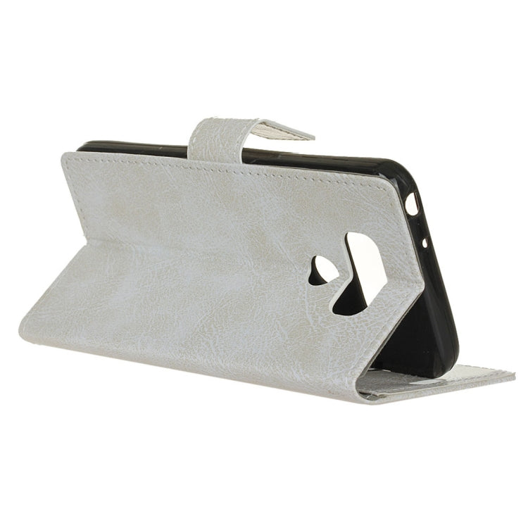 Retro Crazy Horse Texture Horizontal Flip Leather Case for LG V40 ThinQ, with Holder & Card Slots & Wallet & Photo Frame