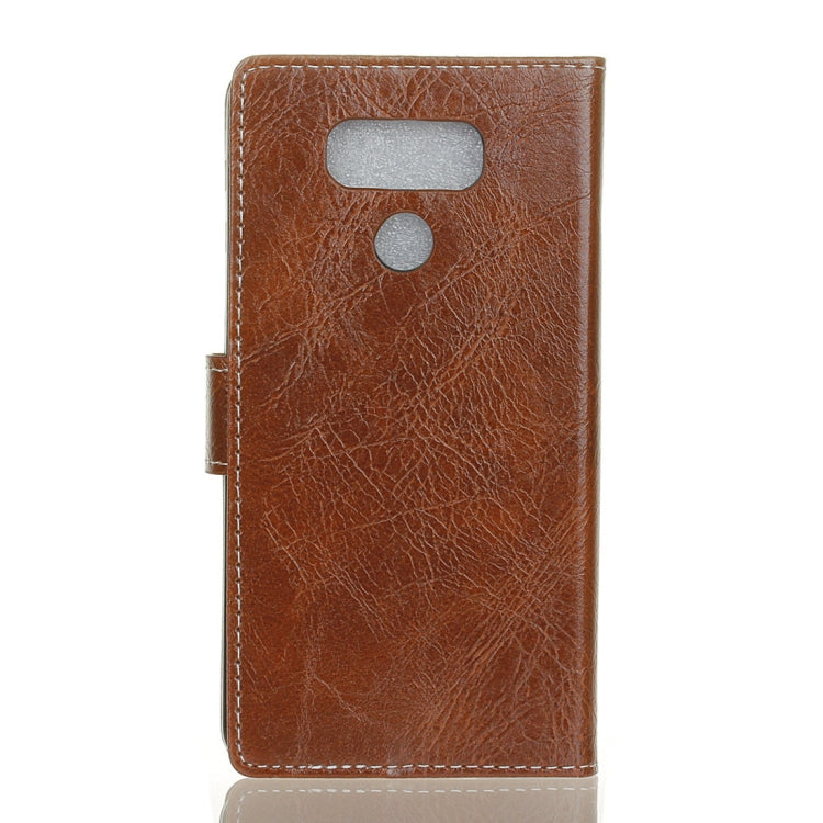 Retro Crazy Horse Texture Horizontal Flip Leather Case for LG V40 ThinQ, with Holder & Card Slots & Wallet & Photo Frame