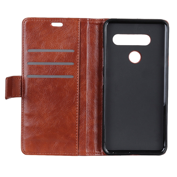 Copper Buckle Nappa Texture Horizontal Flip Leather Case for LG V40 ThinQ, with Holder & Card Slots & Wallet