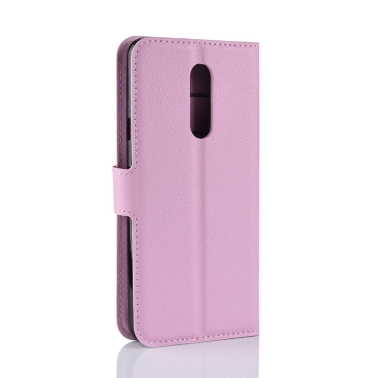 Texture Horizontal Flip Leather PU + TPU Case for LG G7 Fit, with Wallet & Holder & Card Slots