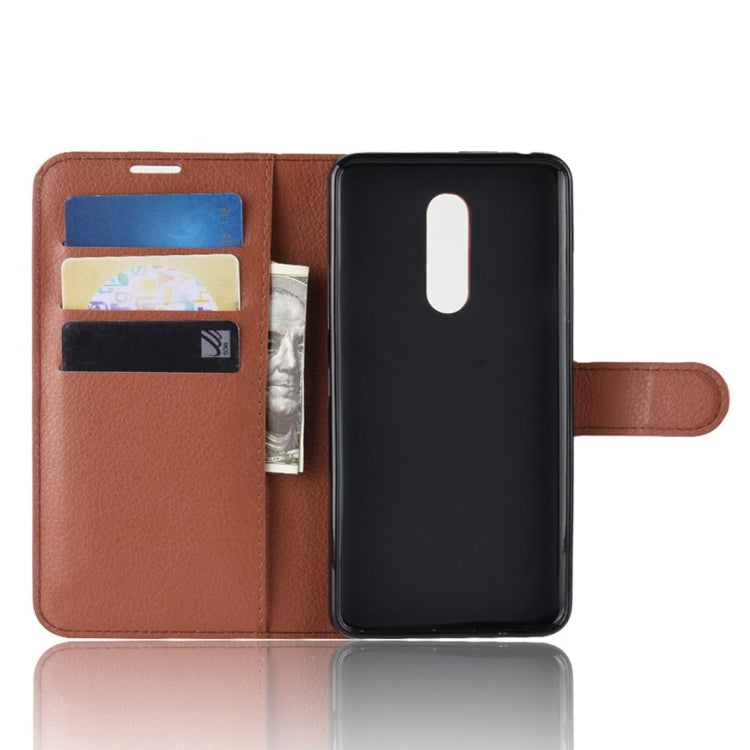 Texture Horizontal Flip Leather PU + TPU Case for LG G7 Fit, with Wallet & Holder & Card Slots