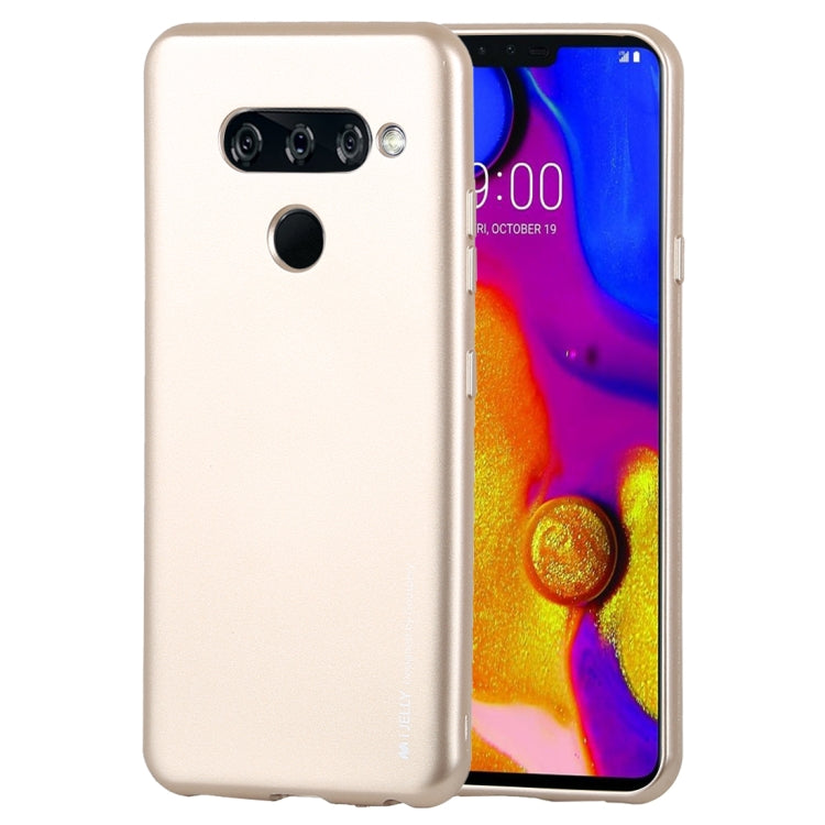 GOOSPERY I JELLY Metal Series Shockproof Soft TPU Case for LG V40 ThinQ