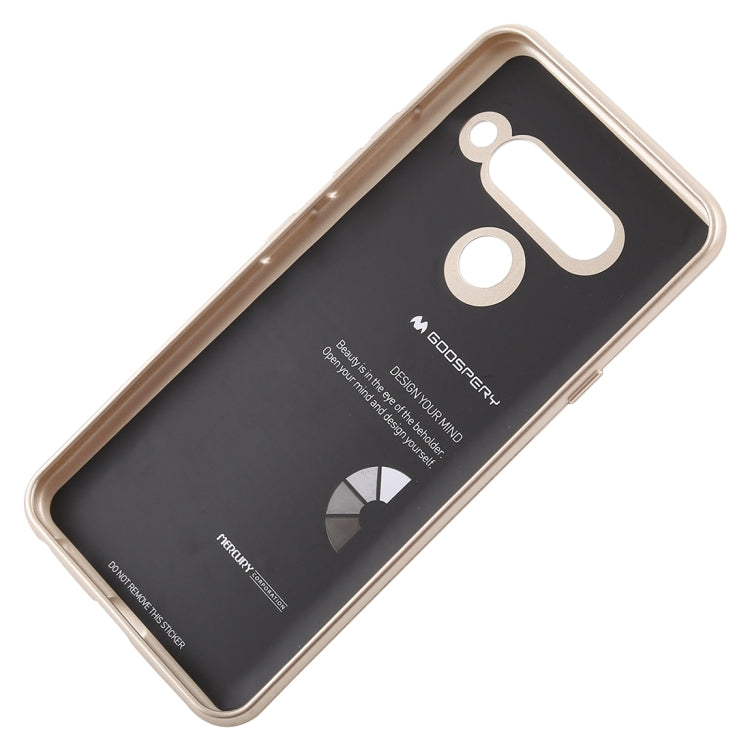 GOOSPERY I JELLY Metal Series Shockproof Soft TPU Case for LG V40 ThinQ