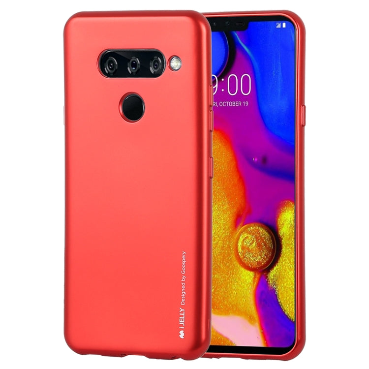 GOOSPERY I JELLY Metal Series Shockproof Soft TPU Case for LG V40 ThinQ