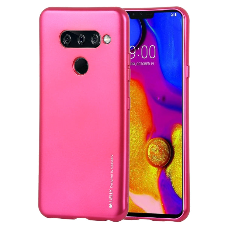 GOOSPERY I JELLY Metal Series Shockproof Soft TPU Case for LG V40 ThinQ