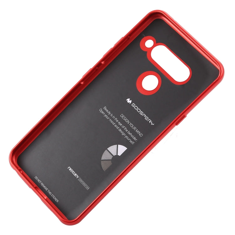 GOOSPERY I JELLY Metal Series Shockproof Soft TPU Case for LG V40 ThinQ