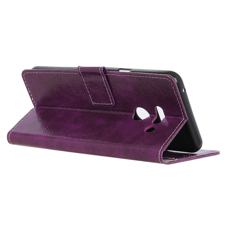 For LG G8 ThinQ Retro Crazy Horse Texture Horizontal Flip Leather Case with Holder & Card Slots & Wallet &   Photo & Environmental PU