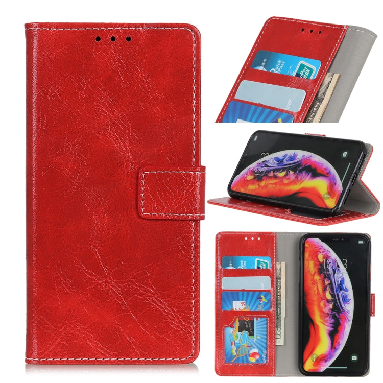 For LG G8 ThinQ Retro Crazy Horse Texture Horizontal Flip Leather Case with Holder & Card Slots & Wallet &   Photo & Environmental PU