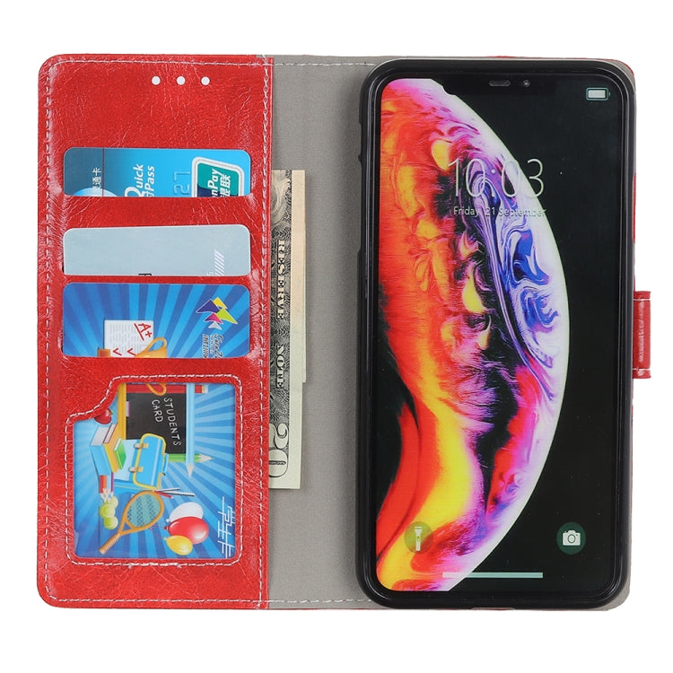 For LG G8 ThinQ Retro Crazy Horse Texture Horizontal Flip Leather Case with Holder & Card Slots & Wallet &   Photo & Environmental PU