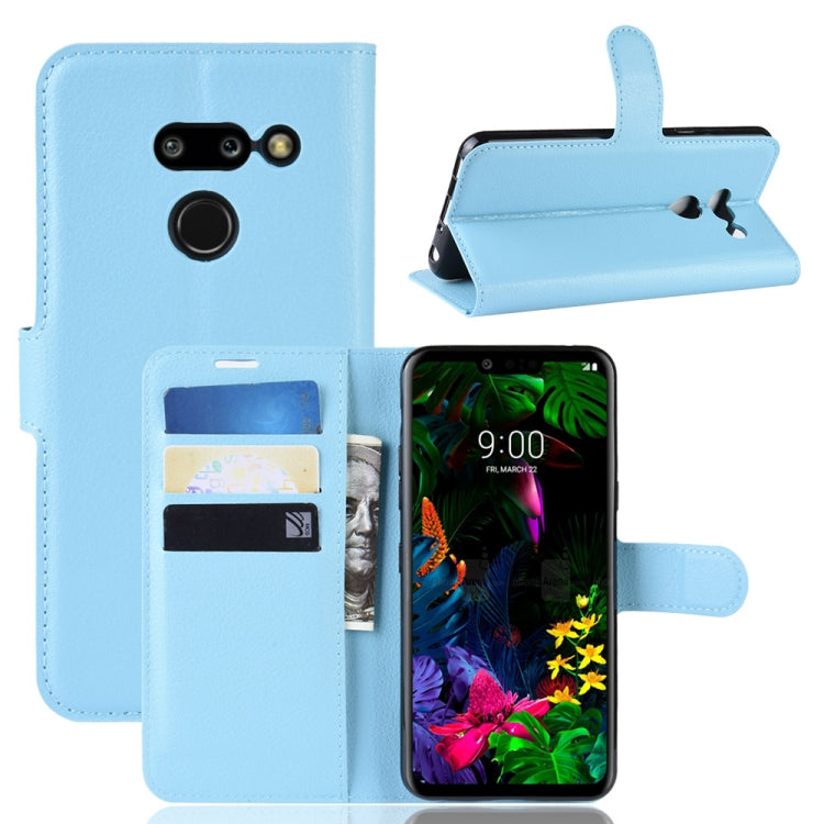 Litchi Texture Horizontal Flip Leather Case for LG G8 ThinQ, with Wallet & Holder & Card Slots