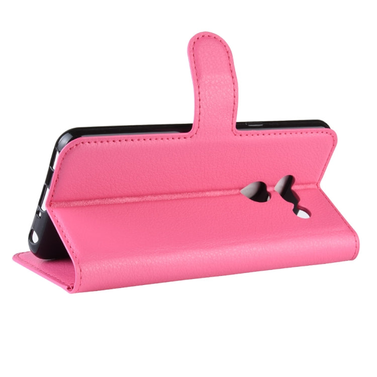 Litchi Texture Horizontal Flip Leather Case for LG G8 ThinQ, with Wallet & Holder & Card Slots