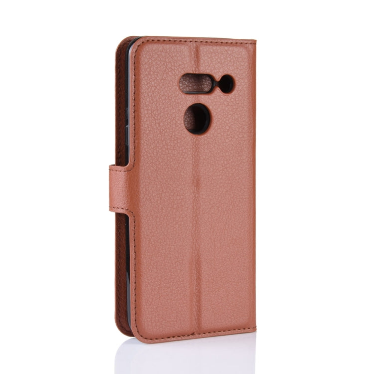 Litchi Texture Horizontal Flip Leather Case for LG G8 ThinQ, with Wallet & Holder & Card Slots