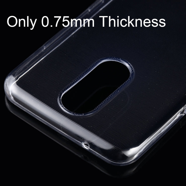 0.75mm Ultrathin Transparent TPU Soft Protective Case for LG K40