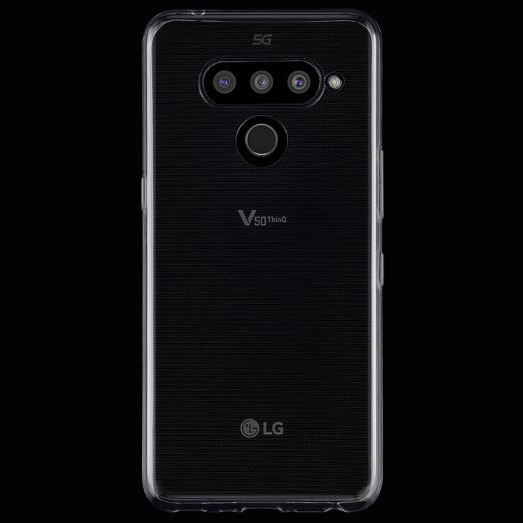 0.75mm Ultrathin Transparent TPU Soft Protective Case for LG V50 ThinQ 5G