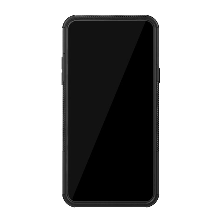 Tire Texture TPU+PC Shockproof Case for LG Q Stylo 5, with Holder