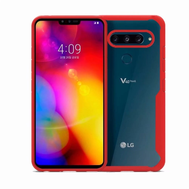 Transparent PC + TPU Full Coverage Shockproof Protective Case for LG V40 ThinQ