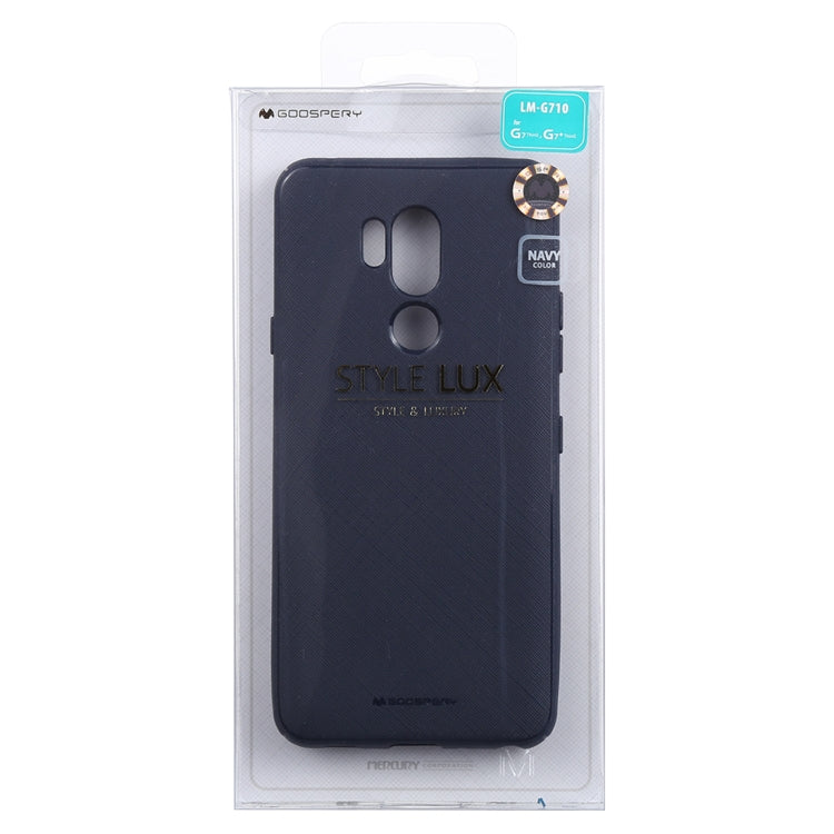 GOOSPERY STYLE LUX Shockproof Soft TPU Case for LG G7 ThinQ / G7+ ThinQ