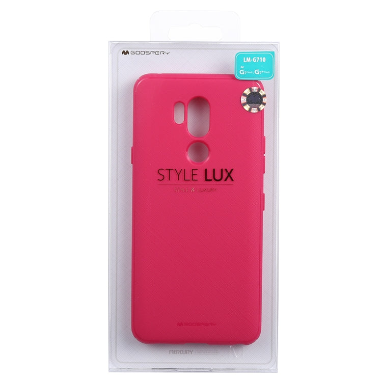 GOOSPERY STYLE LUX Shockproof Soft TPU Case for LG G7 ThinQ / G7+ ThinQ