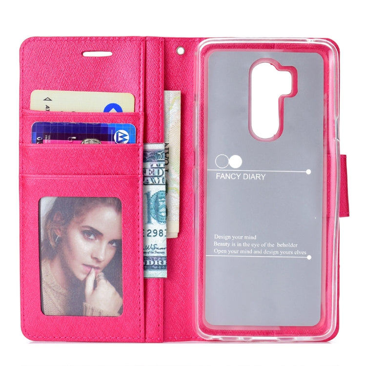 Silk Texture Horizontal Flip Leather Case for LG G7 ThinQ, with Holder & Card slots & Wallet & Photo Frame