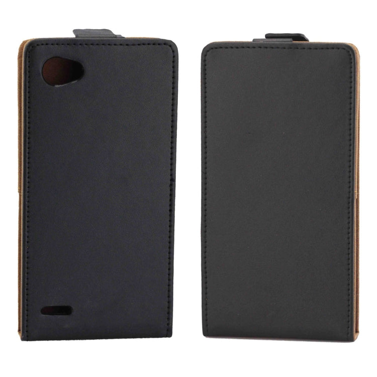 For LG Q6 TPU Business Style Vertical Flip Protective Leather Case with Card Slot