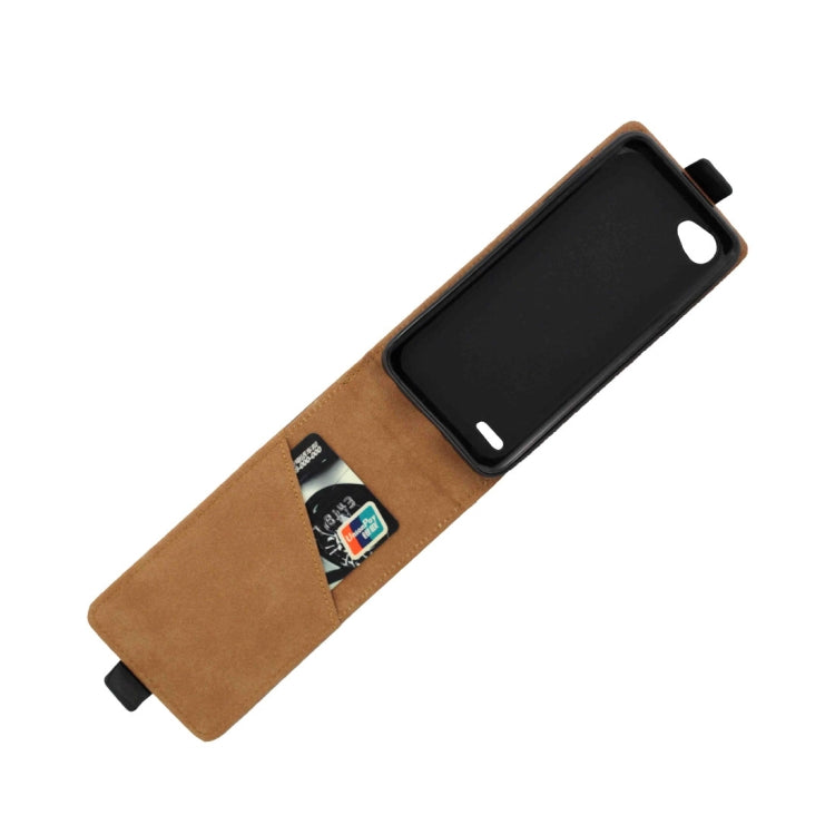 For LG Q6 TPU Business Style Vertical Flip Protective Leather Case with Card Slot