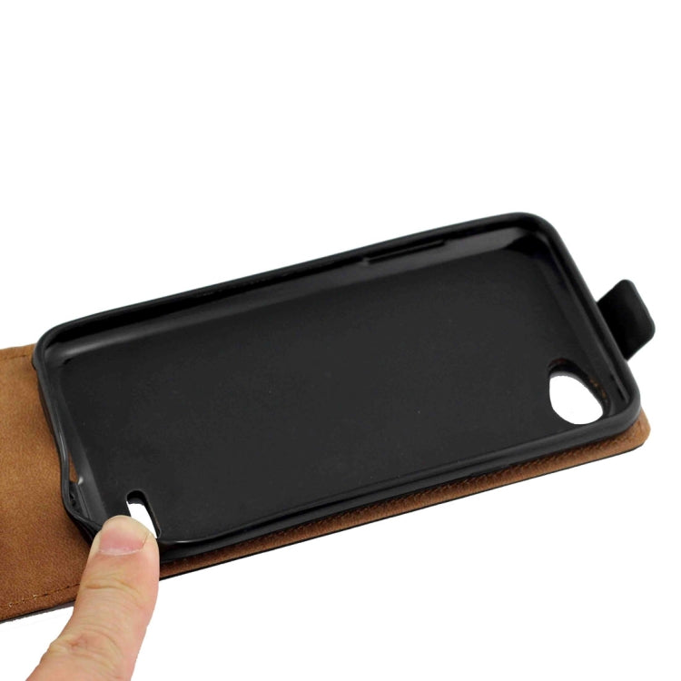 For LG Q6 TPU Business Style Vertical Flip Protective Leather Case with Card Slot