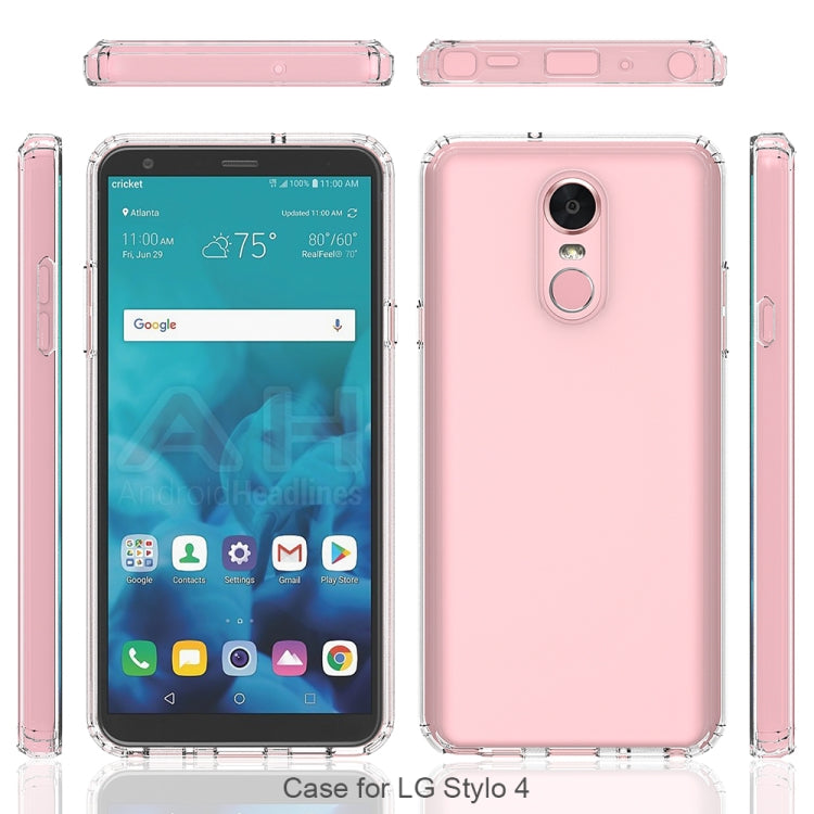 Scratchproof TPU + Acrylic Protective Case for LG Stylo 4