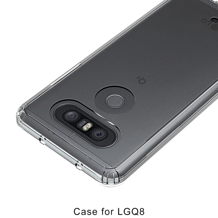 Scratchproof TPU + Acrylic Protective Case for LG Q8