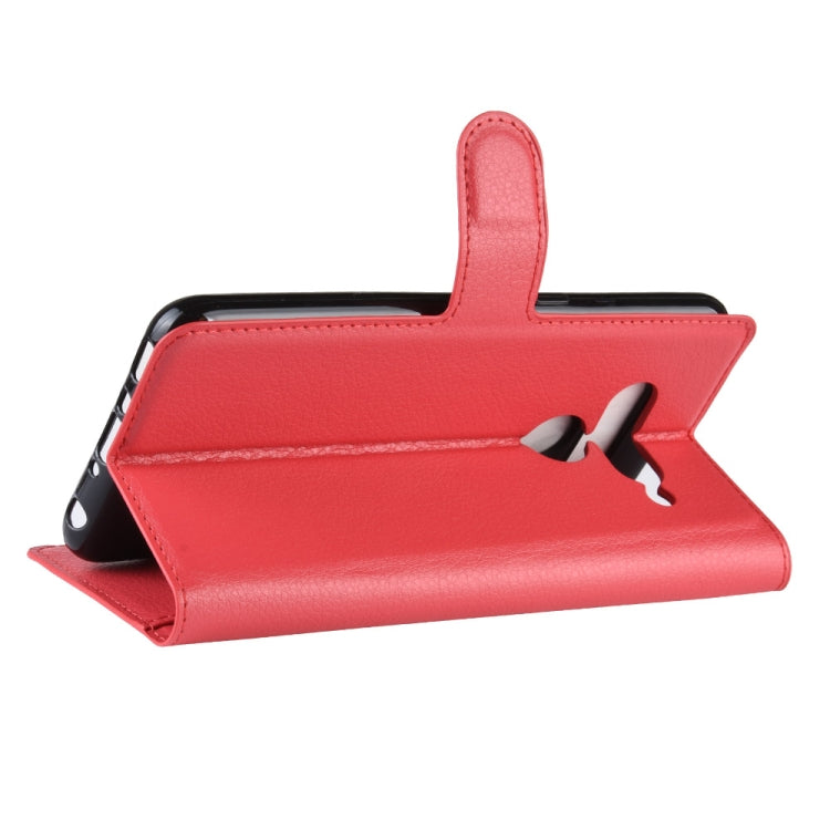 Litchi Texture Horizontal Flip Leather Case for LG V50 ThinQ 5G, with Wallet & Holder & Card Slots