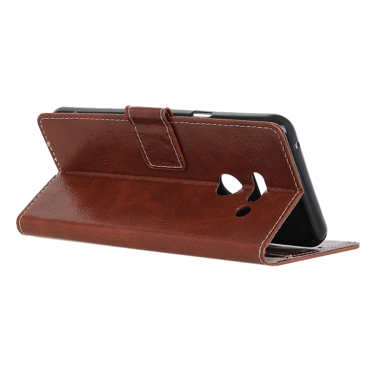 Retro Crazy Horse Texture Horizontal Flip Leather Case for LG G8s ThinQ, with Holder & Card Slots & Photo Frame