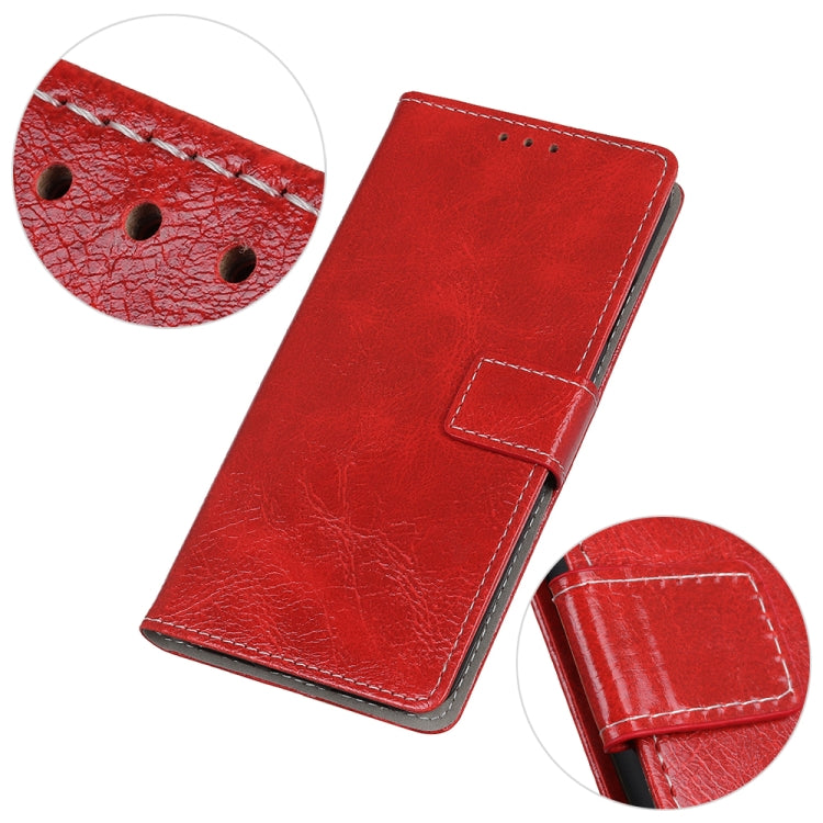 Retro Crazy Horse Texture Horizontal Flip Leather Case for LG V50 ThinQ 5G, with Holder & Card Slots & Photo Frame