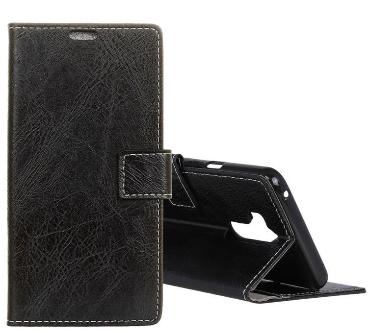 For LG G7 ThinQ Retro Crazy Horse Texture Horizontal Flip Leather Case with Holder & Card Slots & Wallet &   Photo & Environmental PU