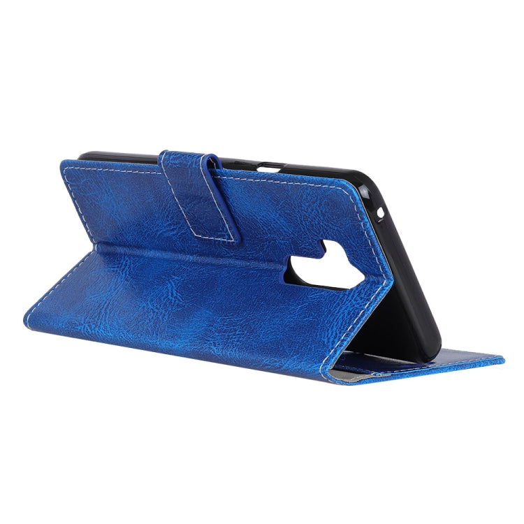 For LG G7 ThinQ Retro Crazy Horse Texture Horizontal Flip Leather Case with Holder & Card Slots & Wallet &   Photo & Environmental PU