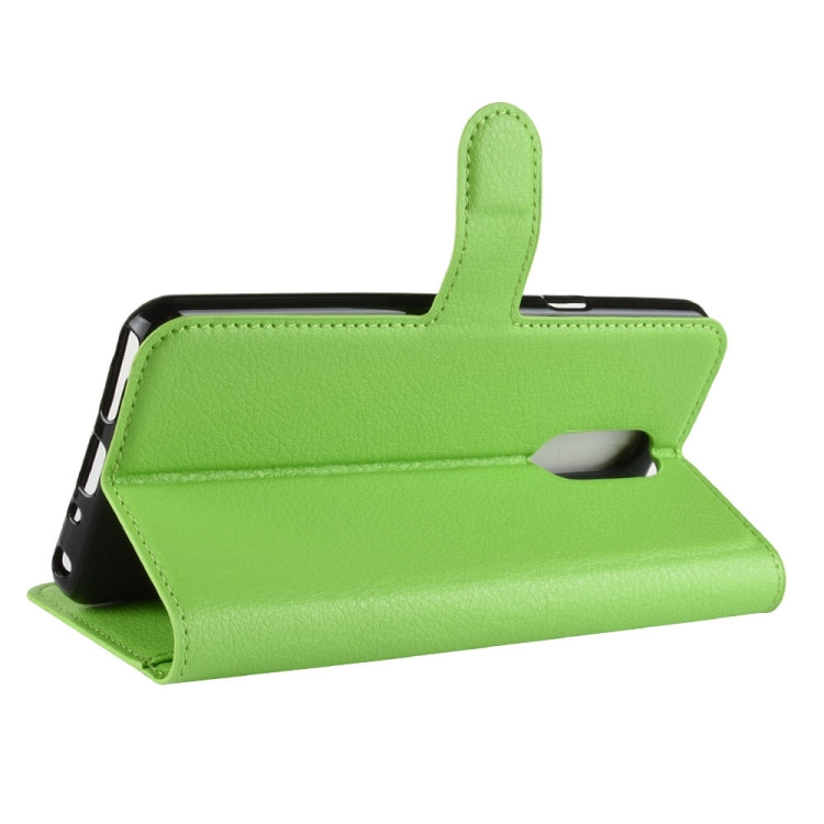 Litchi Texture Horizontal Flip Leather Case for LG Q Stylo 4, with Wallet & Holder & Card Slots