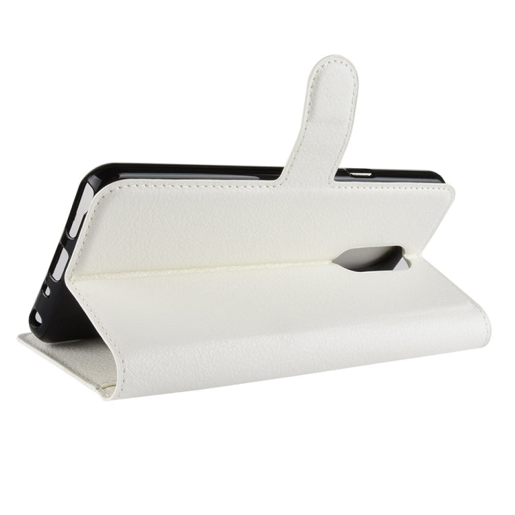 Litchi Texture Horizontal Flip Leather Case for LG Q Stylo 4, with Wallet & Holder & Card Slots