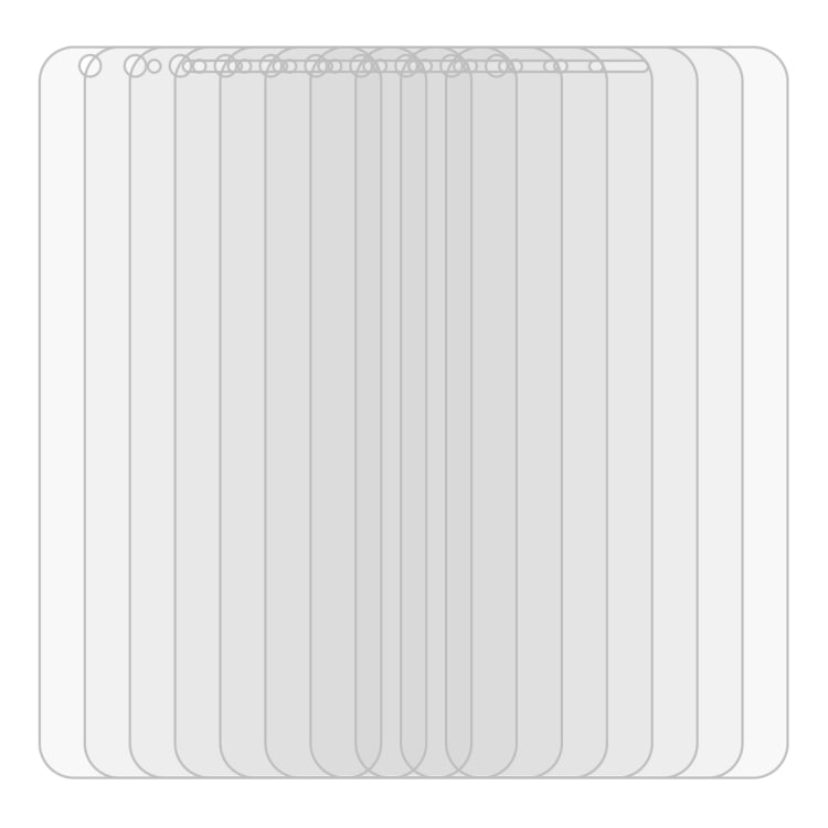 10 PCS 9H 2.5D Tempered Glass Film for LG Q7