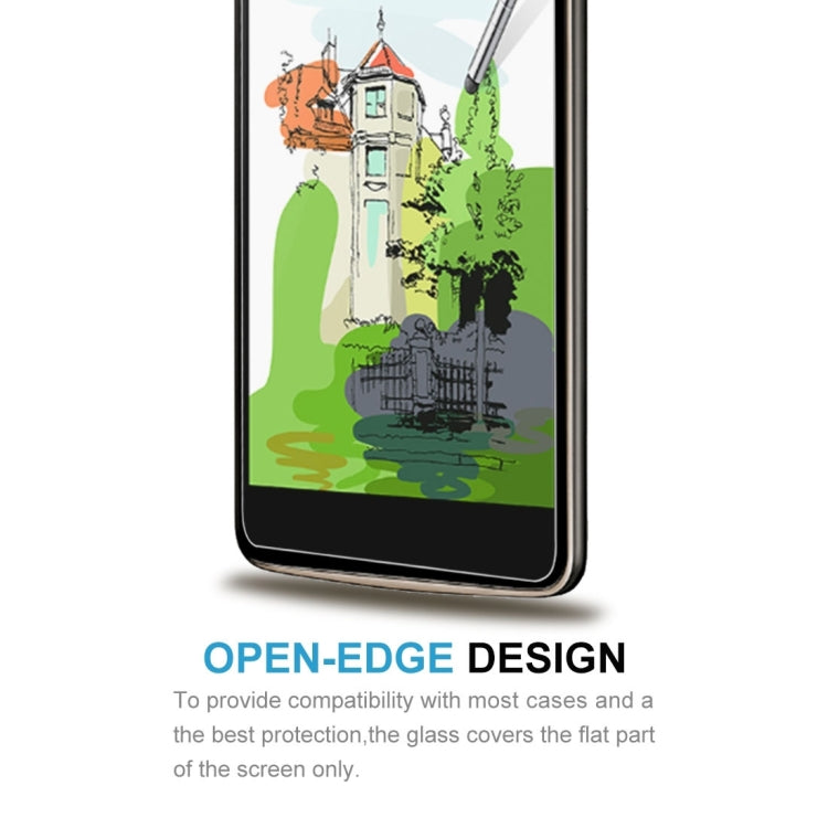 100 PCS 9H 2.5D Tempered Glass Film for LG Stylus 2 Plus