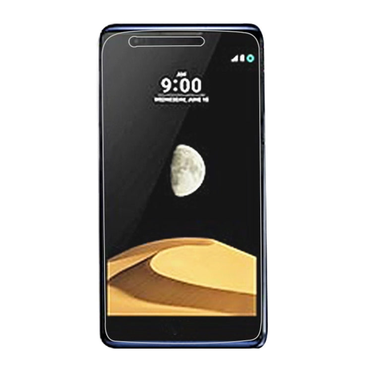 2 PCS 9H 2.5D Tempered Glass Film for LG X max