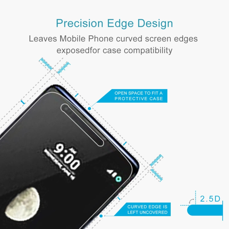 100 PCS 9H 2.5D Tempered Glass Film for LG X max