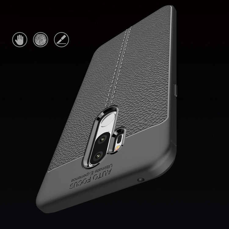 For LG G7 ThinQ Litchi Texture Soft TPU Protective Back Cover Case