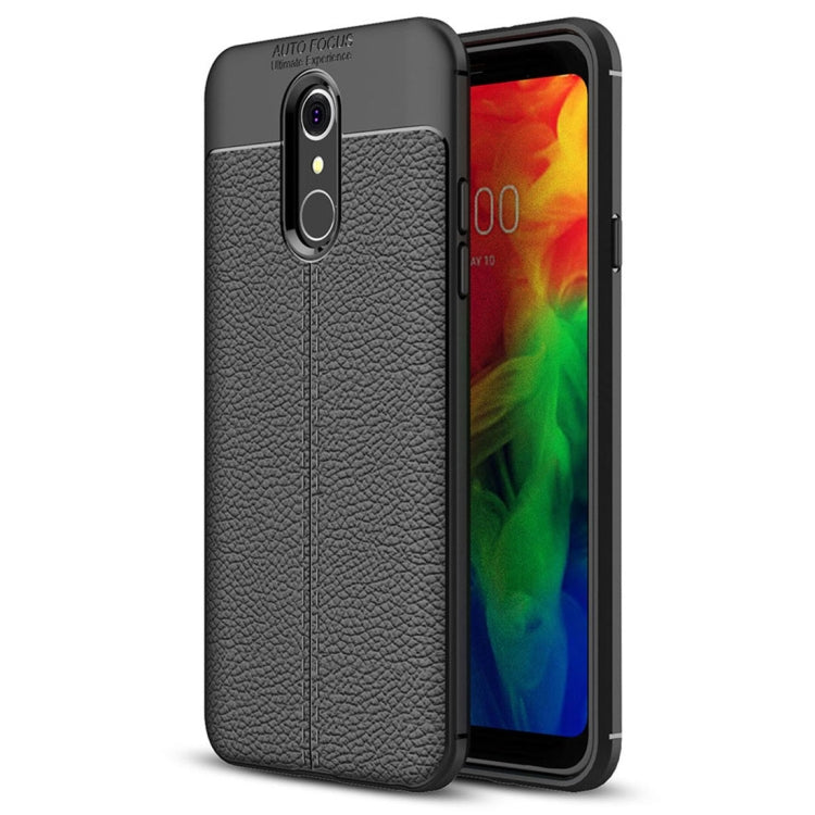 Litchi Texture TPU Protective Case for LG Q7 ThinQ