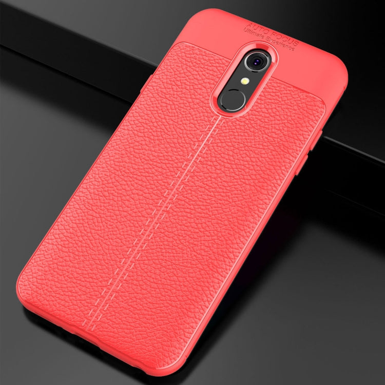 Litchi Texture TPU Protective Case for LG Q7 ThinQ