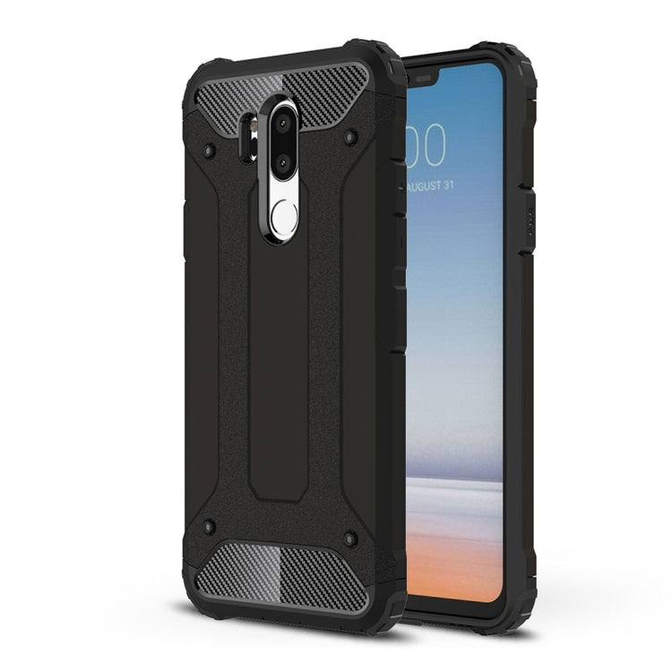 For LG G7 ThinQ Full-body Rugged TPU + PC Combination Back Cover Case