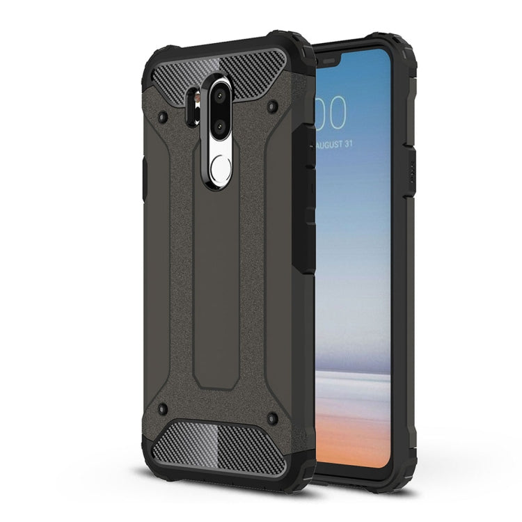 For LG G7 ThinQ Full-body Rugged TPU + PC Combination Back Cover Case
