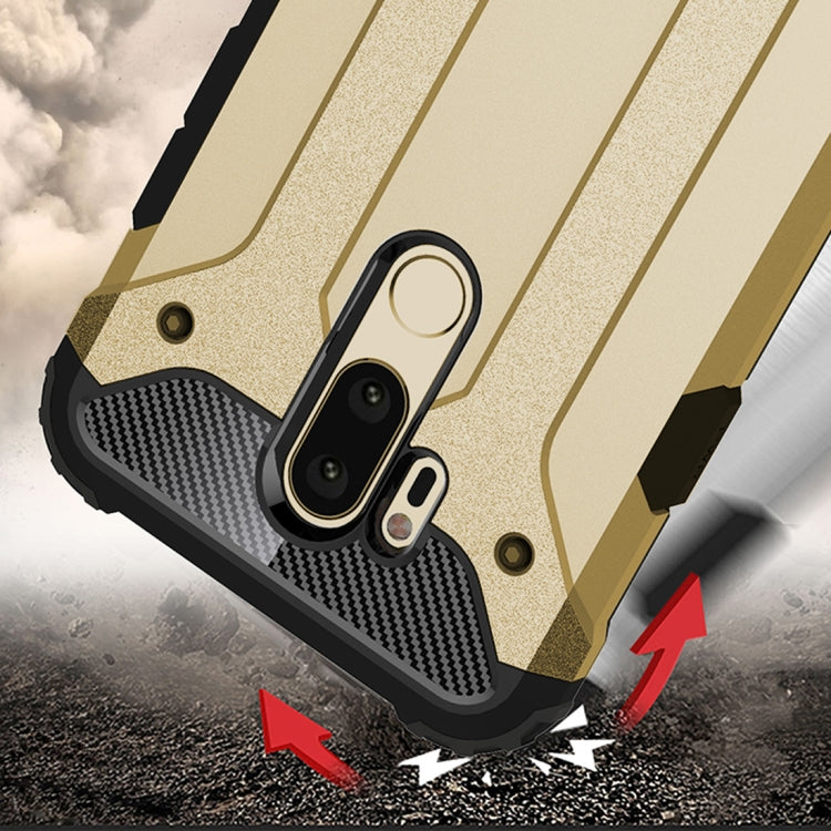 For LG G7 ThinQ Full-body Rugged TPU + PC Combination Back Cover Case