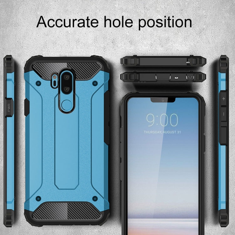 For LG G7 ThinQ Full-body Rugged TPU + PC Combination Back Cover Case