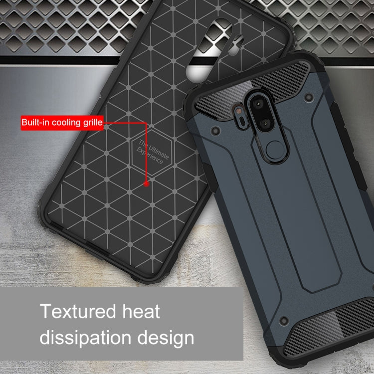 For LG G7 ThinQ Full-body Rugged TPU + PC Combination Back Cover Case