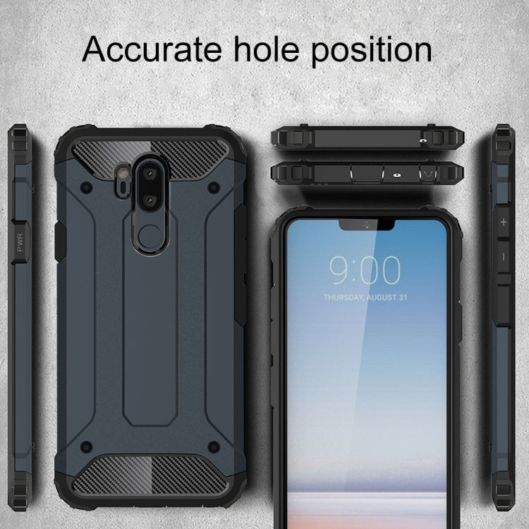 For LG G7 ThinQ Full-body Rugged TPU + PC Combination Back Cover Case